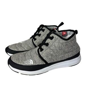 The North Face Men's Black and Gray Sneakers